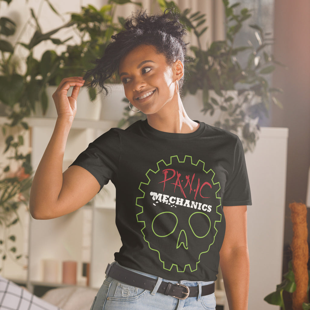 gear head t shirts Panic Mechanics Gear Head T-Shirt