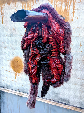 Hanging Fox Corpse & Pipe