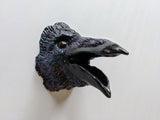 Sculped Three-Eyed Raven Head Magnet