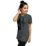 Black Fox Skull Profile T-Shirt